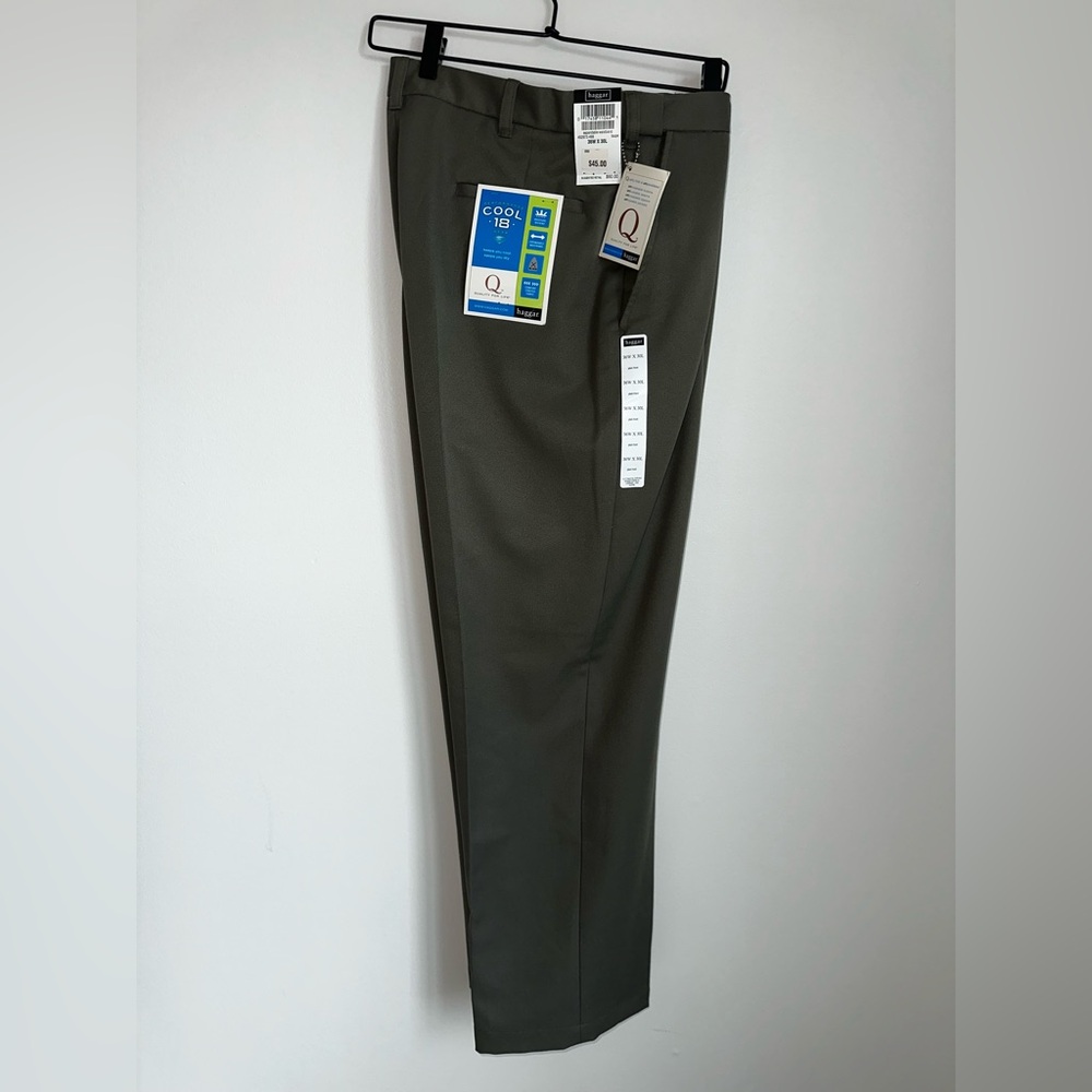 Haggar Men’s Dress Pants | Olive Green 36x30